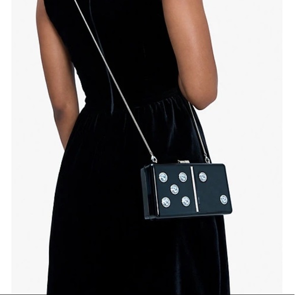 Kate Spade ♠️ Roll Domino Clutch - Picture 5 of 13